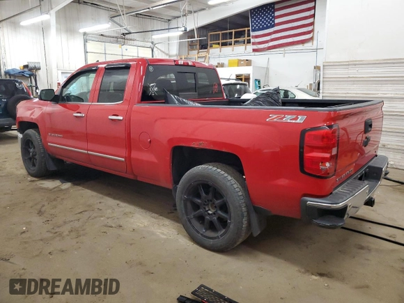 2015 Chevrolet Silverado 1500 LTZ with VIN 1GCVKSEC0FZ177523, listed as a Copart auction lot 82062554 with 147,767 mi miles and Salvage Title. Bid and sale history available at carsss.com. Image 2.