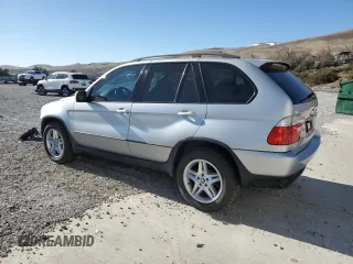 2005 BMW X5 4.4i with VIN 5UXFB53525LV14607, listed as a Copart auction lot 50407195 with 139,660 mi miles and Salvage Title. Bid and sale history available at carsss.com. Image 2.