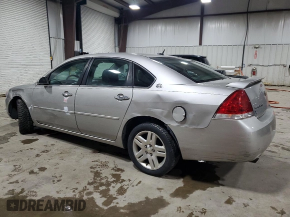 2007 Chevrolet Impala LTZ with VIN 2G1WU58R479277399, listed as a Copart auction lot 46449035 with 143,095 mi miles and Salvage Title. Bid and sale history available at DreamBid. Image 2.