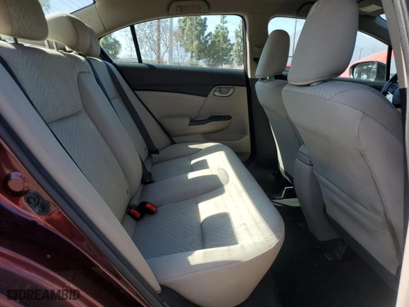 2015 Honda Civic Sedan LX with VIN 19XFB2F54FE218980, listed as a Copart auction lot 52682015 with 75,588 mi miles and Salvage Title. Bid and sale history available at carsss.com. Image 11.