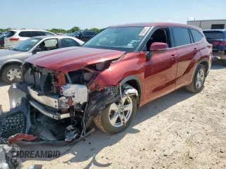 2021 Toyota Highlander L with VIN 5TDZZRAHXMS071344, listed as a Copart auction lot 60866875 with 44,672 mi miles and Salvage title. Bid and sale history available at DreamBid. Image 1.