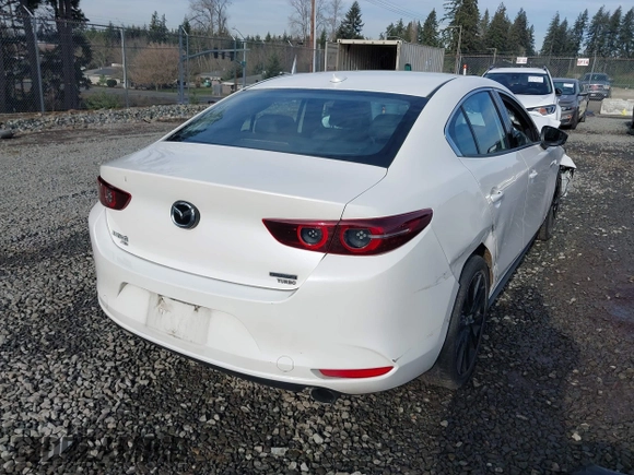 2021 Mazda 3 2.5 Turbo with VIN JM1BPBAY6M1318449, listed as a IAAI auction lot 41408726 with 75,163 mi miles and . Bid and sale history available at DreamBid. Image 4.