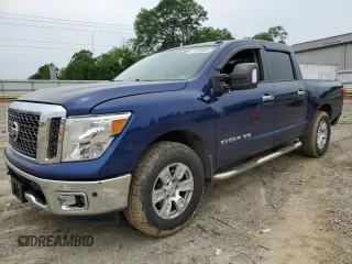 2018 Nissan Titan SV z VIN 1N6AA1E51JN506742, wystawiony jako Copart lot #57226565 z przebiegiem 89 757 mil mil oraz Szkoda całkowita • Salvage title. Historia ofert i sprzedaży dostępna na DreamBid. Obrazek 1.