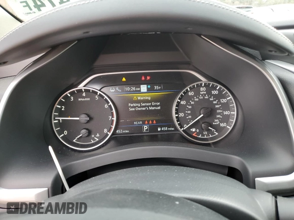 2024 Nissan Murano Platinum z VIN 5N1AZ2DS9RC126219, wystawiony jako Copart lot #86307474 z przebiegiem 452 mil mil oraz Szkoda całkowita • Salvage title. Historia ofert i sprzedaży dostępna na DreamBid. Obrazek 9.