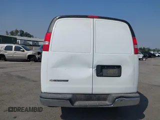 2024 Chevrolet Express Cargo with VIN 1GCWGAFP2R1279801, listed as a IAAI auction lot 42235836 with 11,611 mi miles and . Bid and sale history available at DreamBid. Image 18.
