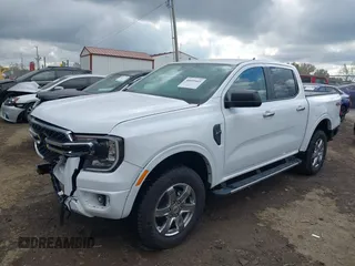 2024 Ford Ranger XLT with VIN 1FTER4HH1RLE20889, listed as a IAAI auction lot 40593441 with 7,499 mi miles. Bid and sale history available at carsss.com. Image 17.