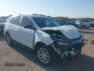 2023 Chevrolet Equinox LS z VIN 3GNAXHEG5PL273072, wystawiony jako IAAI lot #42057747 z przebiegiem 61 676 mil mil oraz . Historia ofert i sprzedaży dostępna na DreamBid. Obrazek 1.