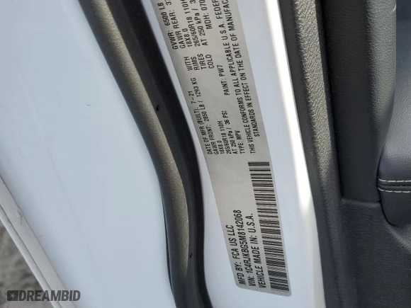 2021 Jeep Grand Cherokee L Limited with VIN 1C4RJKBG5M8142068, listed as a Copart auction lot 45801085 with 0 mi miles and Salvage Title. Bid and sale history available at carsss.com. Image 15.