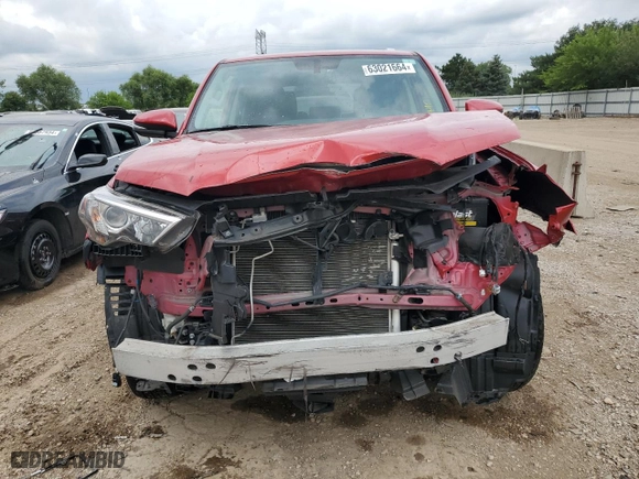 2019 Toyota 4Runner SR5 with VIN JTEBU5JR4K5675116, listed as a Copart auction lot 63021664 with 73,766 mi miles and Salvage Title. Bid and sale history available at carsss.com. Image 5.