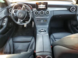2018 Mercedes-Benz C 300 with VIN 55SWF4KB7JU280340, listed as a Copart auction lot 86372144 with 93,997 mi miles and Salvage Title. Bid and sale history available at DreamBid. Image 8.