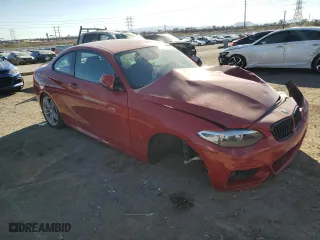2017 BMW 2 Series 230i with VIN WBA2F9C31HV635922, listed as a Copart auction lot 46371695 with 45,947 mi miles and Salvage Title. Bid and sale history available at carsss.com. Image 4.