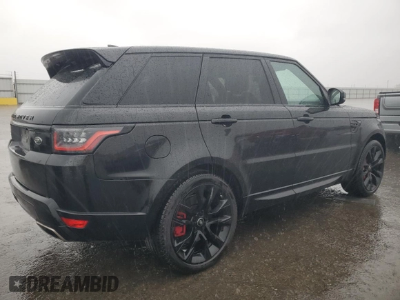 2022 Land Rover Range Rover Sport HST with VIN SALWS2RU4NA228390, listed as a Copart auction lot 86170324 with 32,028 mi miles and Salvage Title. Bid and sale history available at carsss.com. Image 3.