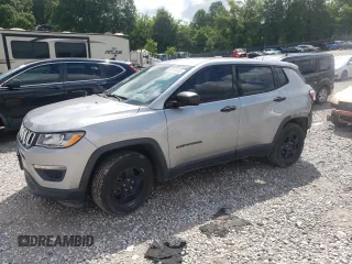 2017 Jeep Compass Sport z VIN 3C4NJCAB3HT652338, wystawiony jako Copart lot #63076055 z przebiegiem 109 701 mil mil oraz Szkoda całkowita • Salvage title. Historia ofert i sprzedaży dostępna na DreamBid. Obrazek 1.