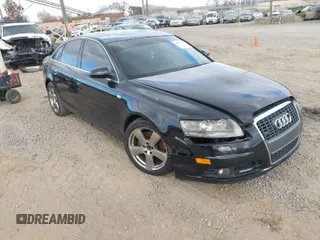 2008 Audi A6 with VIN WAUDH74F98N127066, listed as a IAAI auction lot 40738254 with 1 mi miles. Bid and sale history available at carsss.com. Image 1.