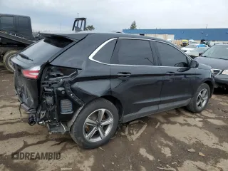 2023 Ford Edge SEL with VIN 2FMPK4J92PBA43966, listed as a Copart auction lot 47220925 with 23,850 mi miles and Salvage Title. Bid and sale history available at carsss.com. Image 3.