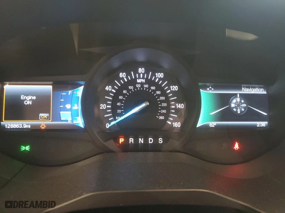 2016 Ford Edge Titanium with VIN 2FMPK4K84GBC01262, listed as a Copart auction lot 49793945 with 128,863 mi miles and Salvage Title. Bid and sale history available at carsss.com. Image 9.