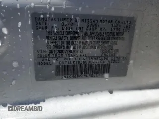 2024 Nissan Versa S с VIN 3N1CN8DV2RL906172, выставлен на аукционе Copart как лот 58047665 с пробегом 21 007 миль миль и Списание • Salvage title. История ставок и продаж доступна на DreamBid. Изображение 12.