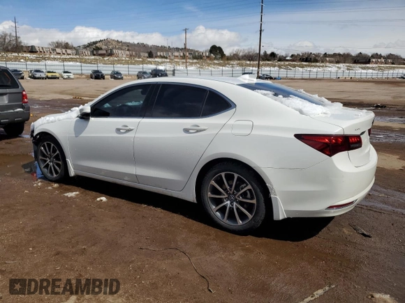 2017 Acura TLX V6 w/Technology Pkg with VIN 19UUB3F50HA002421, listed as a Copart auction lot 49846235 with 105,391 mi miles and Salvage title. Bid and sale history available at DreamBid. Image 2.
