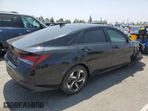 2023 Hyundai Elantra SEL z VIN KMHLS4AG4PU428372, wystawiony jako Copart lot #58519145 z przebiegiem 27 051 mil mil oraz Szkoda całkowita • Salvage title. Historia ofert i sprzedaży dostępna na DreamBid. Obrazek 3.