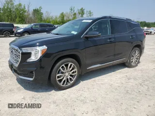 2024 GMC Terrain Denali with VIN 3GKALXEG1RL124177, listed as a Copart auction lot 60553555 with 25,749 mi miles and Salvage title. Bid and sale history available at DreamBid. Image 1.