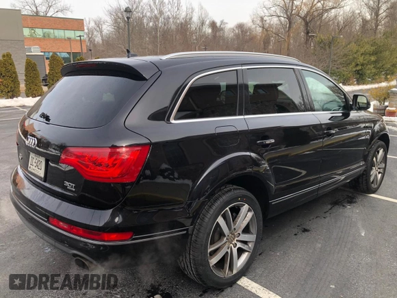 2014 Audi Q7 3.0T Premium Plus with VIN WA1LGAFE6ED013461, listed as a Copart auction lot 45347045 with 139,453 mi miles and Clean Title. Bid and sale history available at carsss.com. Image 3.