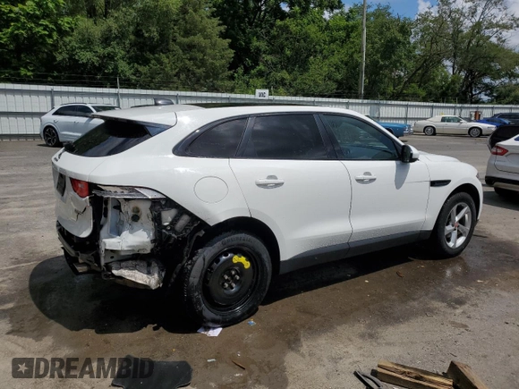 2020 Jaguar F-Pace 25t Premium with VIN SADCJ2FX5LA645580, listed as a Copart auction lot 64662805 with 45,932 mi miles and Salvage title. Bid and sale history available at DreamBid. Image 3.
