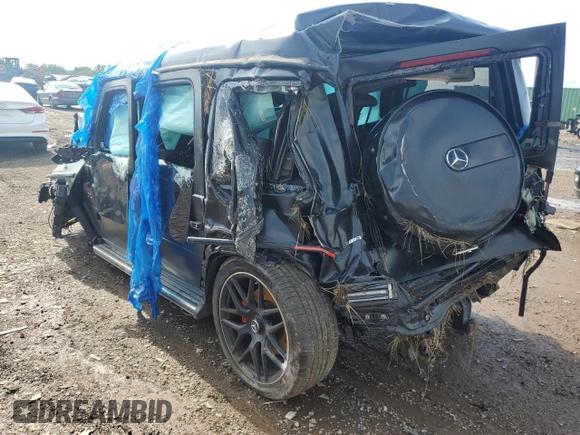 2020 Mercedes-Benz G 63 AMG with VIN W1NYC7HJ7LX359365, listed as a Copart auction lot 62083624 with Not Provided miles and Salvage Title. Bid and sale history available at DreamBid. Image 2.