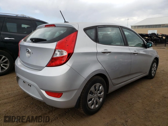 2017 Hyundai Accent SE with VIN KMHCT5AEXHU345080, listed as a Copart auction lot 63706663 with 50,070 mi miles. Bid and sale history available at carsss.com. Image 3.