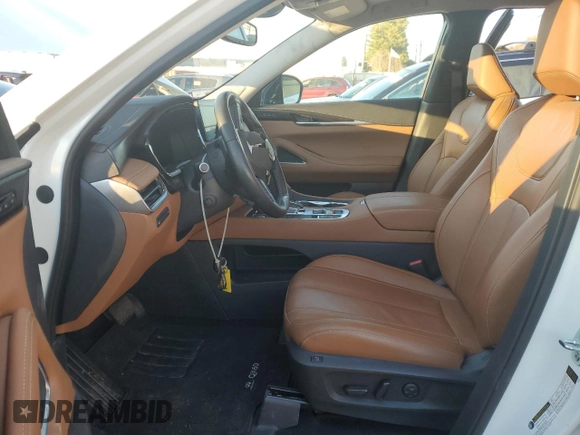 2022 Infiniti QX60 Sensory with VIN 5N1DL1GS8NC332839, listed as a Copart auction lot 85265524 with 7,863 mi miles and Salvage title. Bid and sale history available at DreamBid. Image 7.
