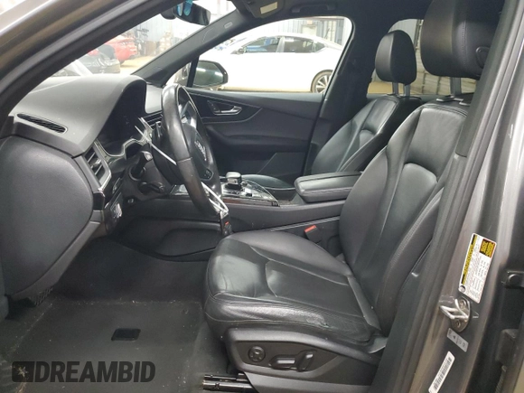 2017 Audi Q7 Premium Plus with VIN WA1LAAF77HD023620, listed as a Copart auction lot 46779325 with 124,722 mi miles and Salvage Title. Bid and sale history available at DreamBid. Image 7.