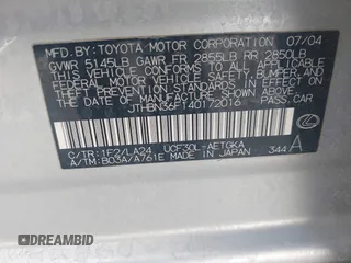 2004 Lexus LS 430 z VIN JTHBN36F140172016, wystawiony jako IAAI lot #42128428 z przebiegiem 242 204 mil mil oraz . Historia ofert i sprzedaży dostępna na DreamBid. Obrazek 9.