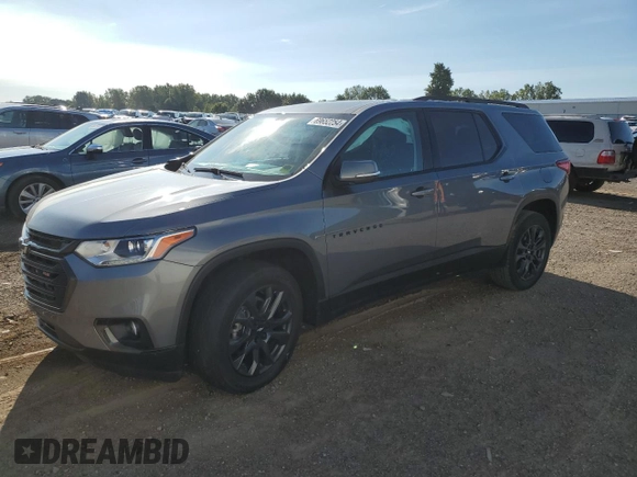 2021 Chevrolet Traverse RS with VIN 1GNERJKW5MJ210958, listed as a Copart auction lot 69652254 with 49,035 mi miles and Clean Title. Bid and sale history available at carsss.com. Image 1.