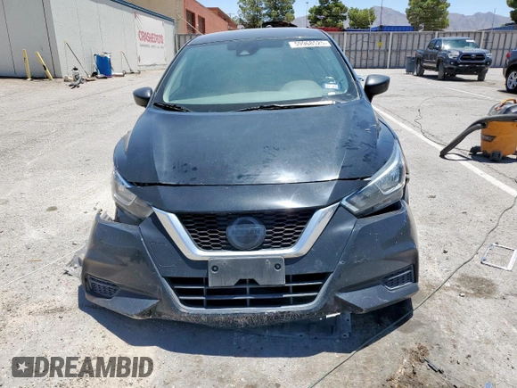 2020 Nissan Versa S with VIN 3N1CN8DV0LL864401, listed as a Copart auction lot 59968525 with 56,578 mi miles and Salvage title. Bid and sale history available at DreamBid. Image 5.