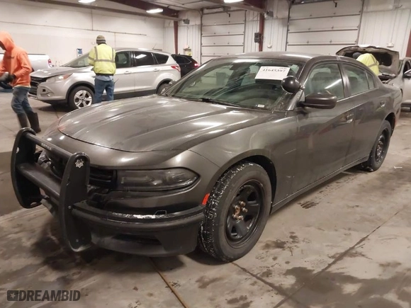 2019 Dodge Charger Police with VIN 2C3CDXKTXKH622738, listed as a IAAI auction lot 41645397 with 127,273 mi miles. Bid and sale history available at carsss.com. Image 2.