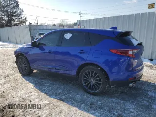 2022 Acura RDX PMC Edition with VIN 5J8TC2H87NL016424, listed as a Copart auction lot 42039095 with 59,487 mi miles and Salvage Title. Bid and sale history available at carsss.com. Image 2.
