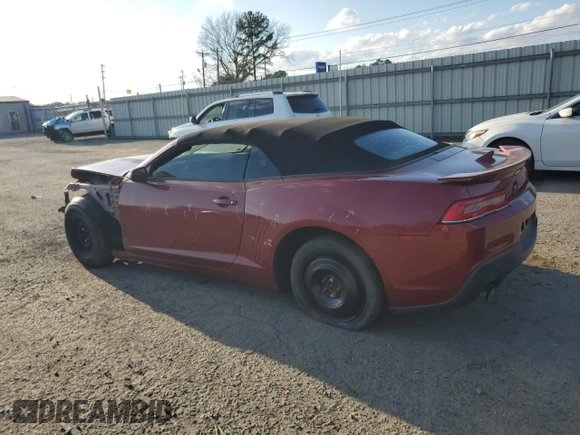 2015 Chevrolet Camaro LT with VIN 2G1FF3D3XF9133046, listed as a Copart auction lot 44065225 with 94,109 mi miles and Salvage Title. Bid and sale history available at carsss.com. Image 2.