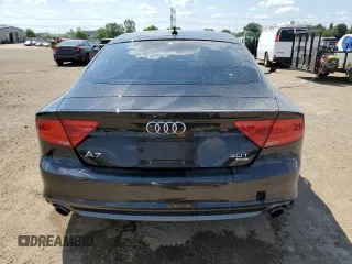 2014 Audi A7 Prestige with VIN WAU2GAFC7EN059839, listed as a Copart auction lot 63043225 with 66,632 mi miles and Salvage title. Bid and sale history available at DreamBid. Image 6.