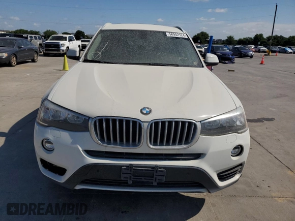 2017 BMW X3 sDrive28i with VIN 5UXWZ7C3XH0V89308, listed as a Copart auction lot 58942124 with 74,469 mi miles and Clean Title. Bid and sale history available at carsss.com. Image 5.