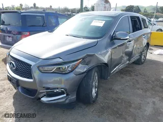 2019 Infiniti QX60 PURE with VIN 5N1DL0MM7KC552081, listed as a IAAI auction lot 41835686 with 156,587 mi miles. Bid and sale history available at carsss.com. Image 17.