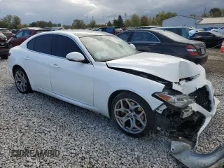 2020 Alfa Romeo Giulia Ti with VIN ZARFANBN2L7630701, listed as a Copart auction lot 75291064 with 0 mi miles and Salvage Title. Bid and sale history available at carsss.com. Image 4.