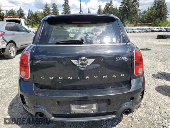 2013 MINI Countryman S ALL4 z VIN WMWZC5C56DWP33270, wystawiony jako Copart lot #56804085 z przebiegiem 141 637 mil mil oraz Szkoda całkowita • Salvage title. Historia ofert i sprzedaży dostępna na DreamBid. Obrazek 6.