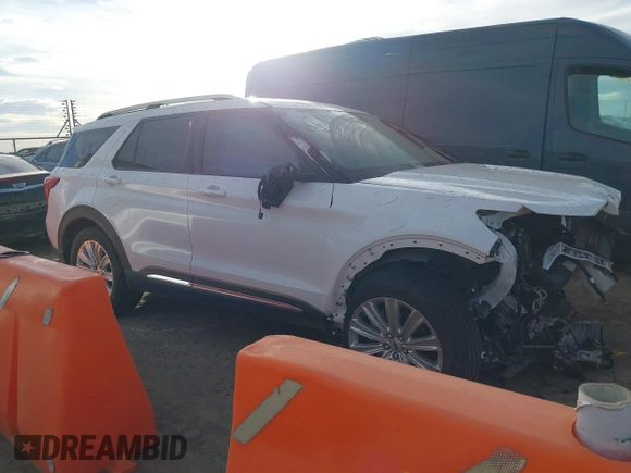 2020 Ford Explorer Limited with VIN 1FMSK8FH2LGC09536, listed as a IAAI auction lot 41147488 with 39,206 mi miles. Bid and sale history available at carsss.com. Image 14.
