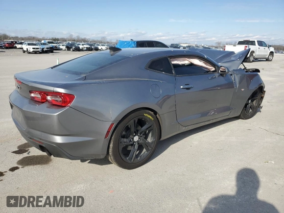 2020 Chevrolet Camaro 1LT with VIN 1G1FB1RX2L0108126, listed as a Copart auction lot 41758485 with 46,618 mi miles and Salvage Title. Bid and sale history available at carsss.com. Image 3.