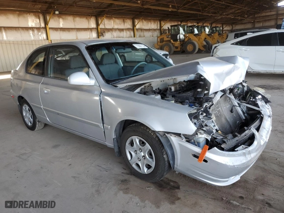2004 Hyundai Accent GL with VIN KMHCG35CX4U283952, listed as a Copart auction lot 73587124 with 41,742 mi miles and Salvage Title. Bid and sale history available at carsss.com. Image 4.