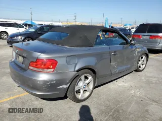 2012 BMW 1 Series 128i with VIN WBAUN1C5XCVR00151, listed as a Copart auction lot 56040445 with 171,302 mi miles and Salvage title. Bid and sale history available at DreamBid. Image 3.