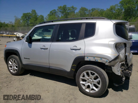 2017 Jeep Renegade Latitude z VIN ZACCJBBB3HPF86686, wystawiony jako Copart lot #54656705 z przebiegiem 87 482 mil mil oraz Szkoda całkowita • Salvage title. Historia ofert i sprzedaży dostępna na DreamBid. Obrazek 2.