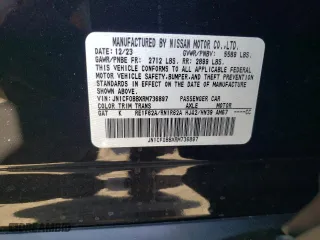 2024 Nissan ARIYA ENGAGE with VIN JN1CF0BBXRM736897, listed as a Copart auction lot 73564224 with 591 mi miles and Salvage Title. Bid and sale history available at carsss.com. Image 16.