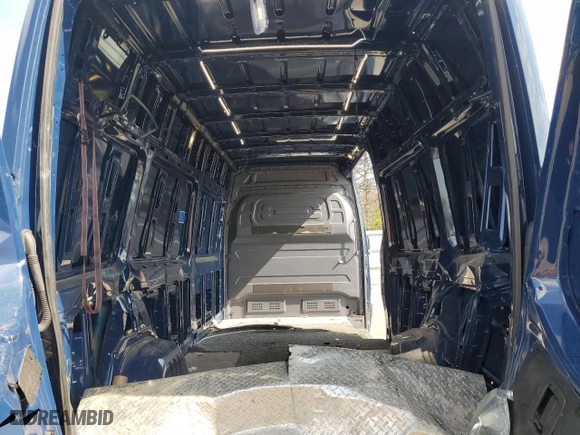 2022 Mercedes-Benz Sprinter Cargo Van with VIN W1Y4ECHY1NT103671, listed as a Copart auction lot 74732354 with 17,327 mi miles and Salvage Title. Bid and sale history available at carsss.com. Image 10.
