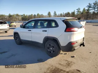 2017 Jeep Cherokee Sport with VIN 1C4PJMAS4HD234617, listed as a Copart auction lot 80662074 with 125,362 mi miles and Salvage title. Bid and sale history available at DreamBid. Image 2.