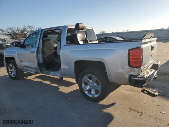 2015 Chevrolet Silverado 1500 LTZ with VIN 3GCPCSEC1FG400299, listed as a Copart auction lot 46615595 with 97,470 mi miles and Salvage Title. Bid and sale history available at carsss.com. Image 2.